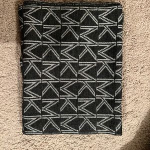 Michael Kors Black and Silver Scarf